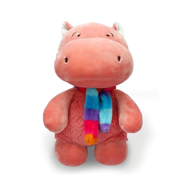 Mirada 25cm Hippo With Scarf