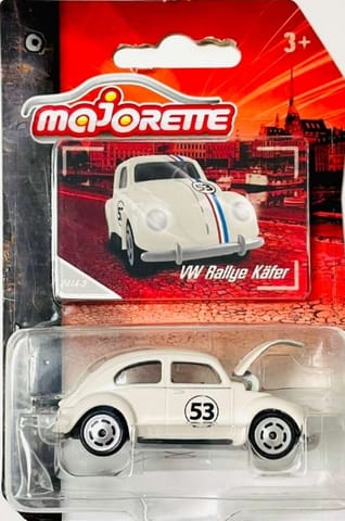 Majorette Vintage Volkswagen Rallye Kafer White