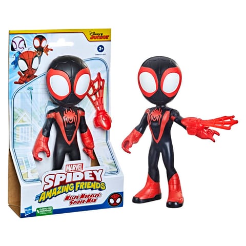 Hasbro Marvel Spidey and His Amazing Friends Supersized Miles Morales Action Figure