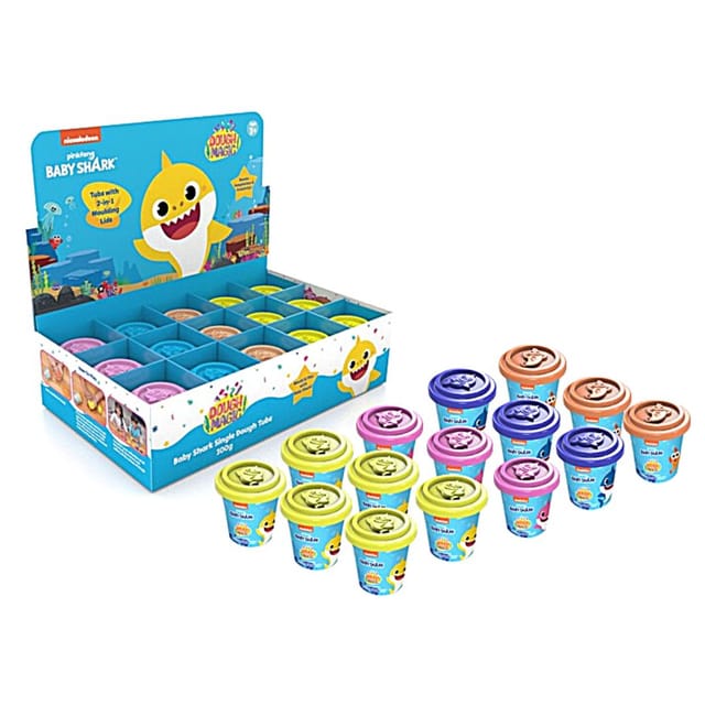 Winmagic Dough Magic – Baby Shark Dough Tub 100g Assorted