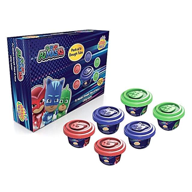 Winmagic Dough Magic – PJ Masks Dough Tubs 6 Pack (50g each)