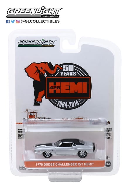 Greenlight Diecast 1970 Dodge Challenger RT Hemi