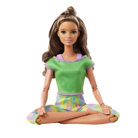 Barbie Made To Move Doll Green