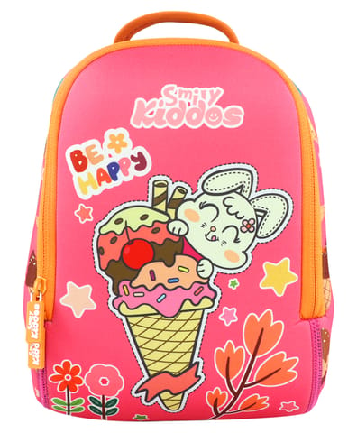 Smily Kiddos Preschool Backpack Ice Cream Theme Pink