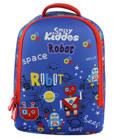 Smily Kiddos Preschool Backpack Robot Theme