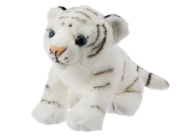 Wild Republic Cuddlekins White Baby Tiger 12 inch