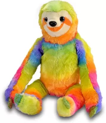 Wild Republic Rainbowkins Sloth 12 inches