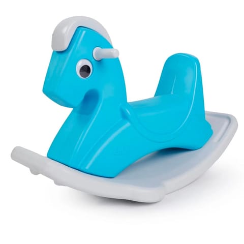 Zoozi 2 in 1 Ride On Rocking Horse Blue