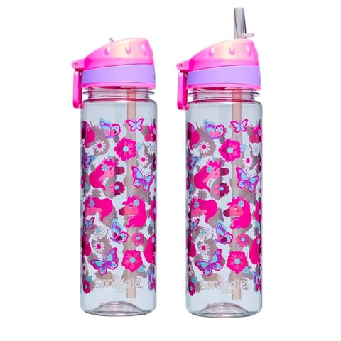 Smiggle Hey There Collection Flip Top Spout Bottle