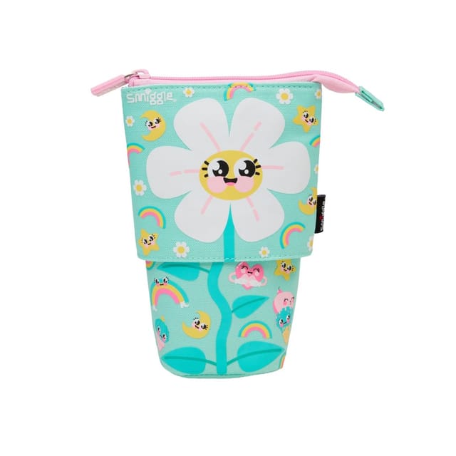 Smiggle Movin' Stand N' Slide 2 In 1 Pencil Case - Flower