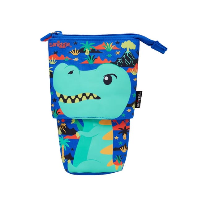 Smiggle Movin' Stand N' Slide 2 In 1 Pencil Case - Dinosaur