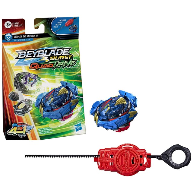 Hasbro Beyblade Burst QuadDrive Ultimate Evo Valtryek V7 Spinning Top Starter Pack