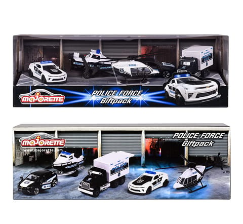 Majorette Police Force 5 Car Giftpack