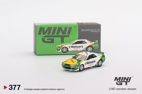 Mini GT Nissan Skyline GT-R Gr. A#2 - 1991 Macau GP