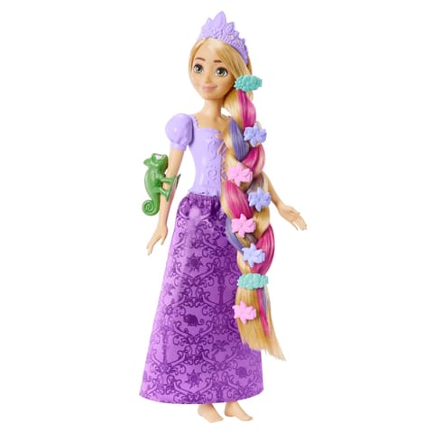Disney Princess Fairy-Tale Hair Rapunzel Doll And 10+ Hairstyling Accessories, Plus Color Change