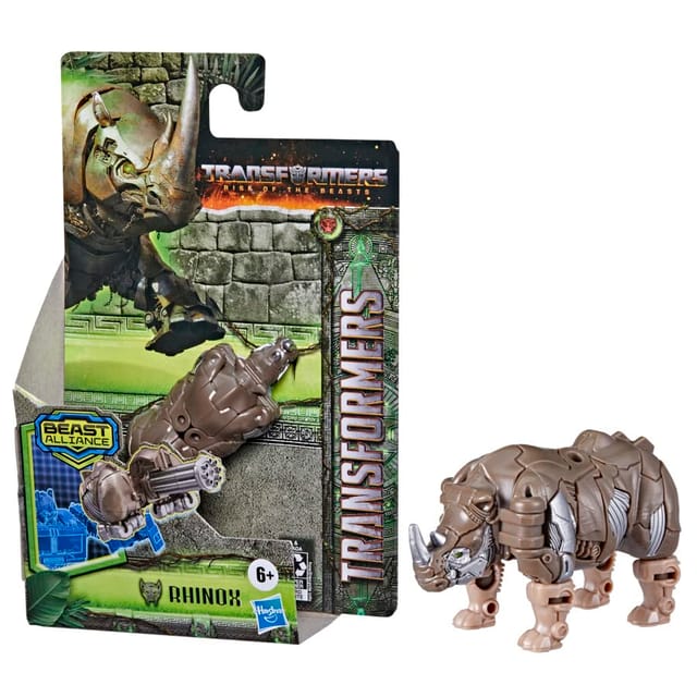 Hasbro Transformers: Rise of the Beasts Movie, Beast Alliance, Beast Battle Masters Rhinox 3 inch