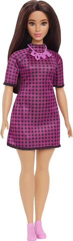 Barbie Fashionistas Doll Curvy, Dress, Love Necklace