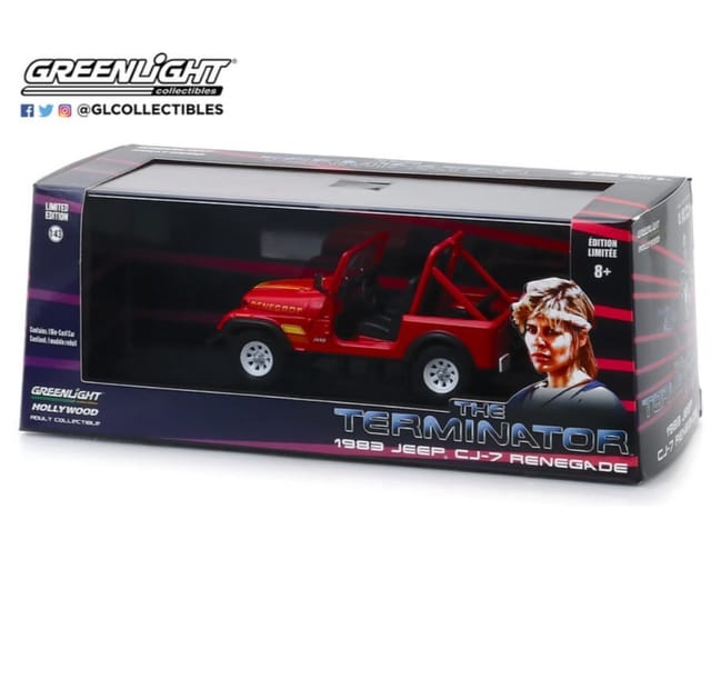 Greenlight Diecast - The Terminator - 1983 Jeep CJ-7 Renegade - 1:43