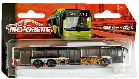 Majorette Diecast City Bus - MAN Lions City C