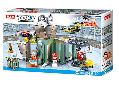 Sluban Building Blocks - TOWN - Snowfield Rescue