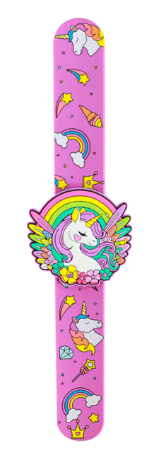 Smily Kiddos Fancy Slap band Unicorn Theme Purple