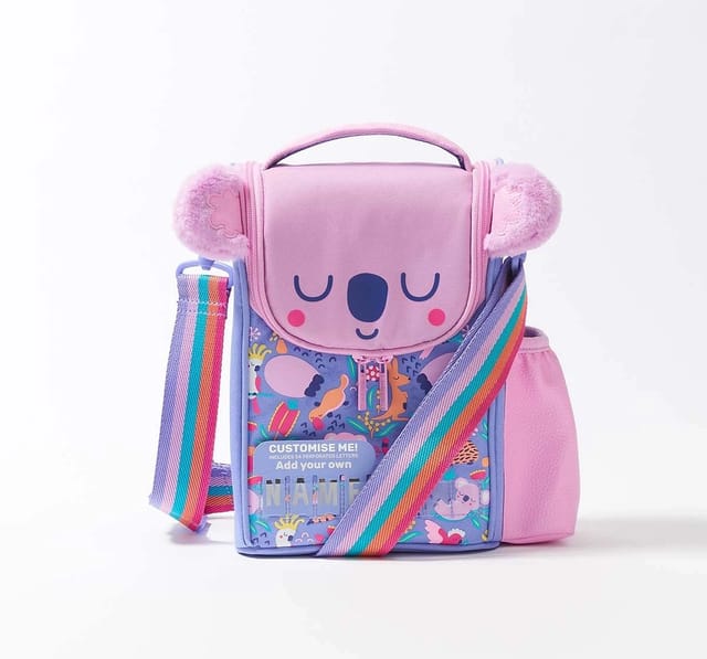 Smiggle Animalia Collection Lunchbag Strap Lilac