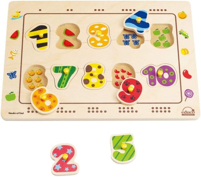 Hape Numbers Matching Puzzle