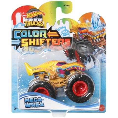 Hot Wheels Monster Trucks Color Shifters Mega Wrex