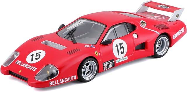 Bburago Ferrari Racing Racing 512 Bb Ii Serie 1981 Die-Cast Racing Car