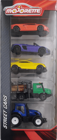 Majorette Street Cars - 5 Car Pack - Set 2