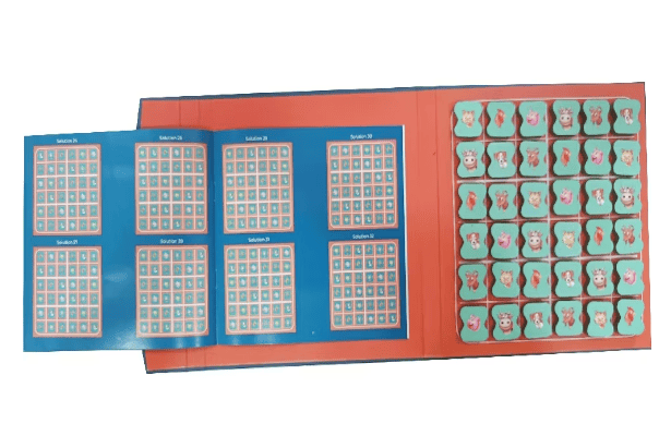 Toykraft Magnetic Sudoku Farm - 6x6 Sudoku Puzzle