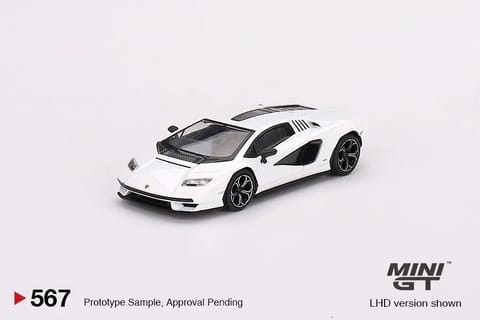 Mini GT Lamborghini Countach LPI 800-4 Bianco Siderale