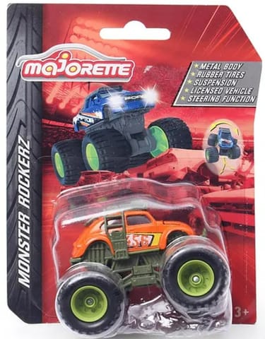 Majorette Monster Rockerz Volkswagen Beetle - Orange