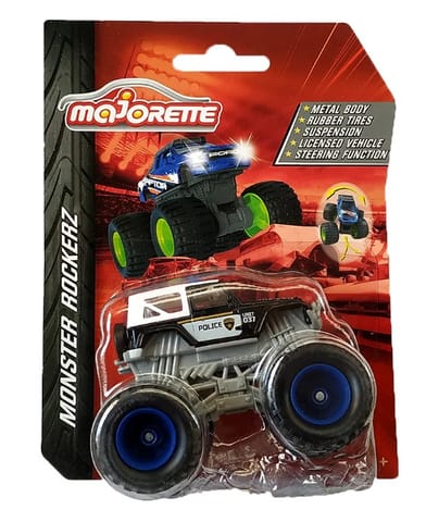 Majorette Monster Rockerz Jeep Rubicon Police