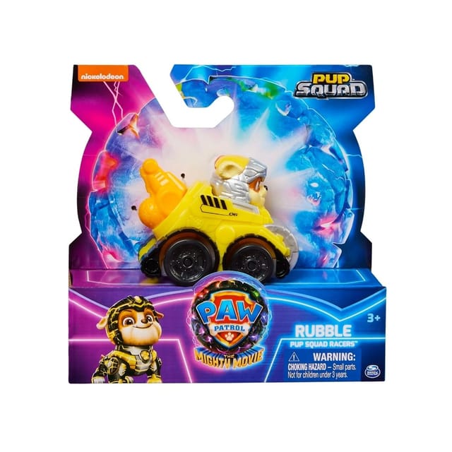 Paw Patrol Pawket Racers – Mighty Mini Squad Racer - Rubble