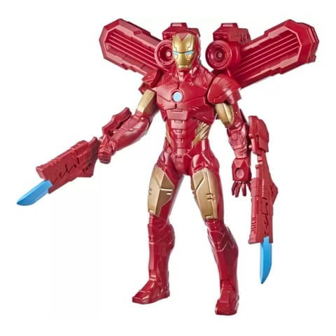 Hasbro Marvel 9.5-inch Scale Super Heroes and Villains Action Figure Toy Iron Man And 3 Accessories