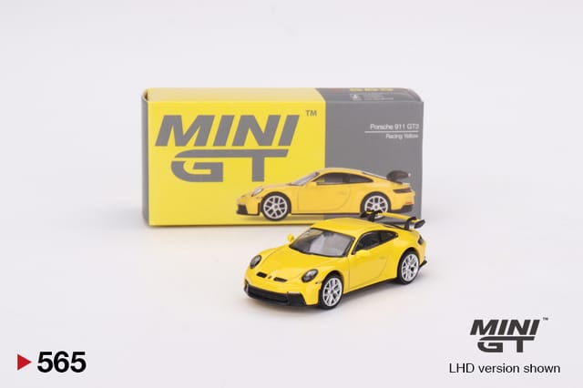 Mini GT Porsche 911 992 GT3 Racing Yellow