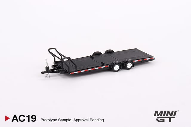 Mini GT Car Hauler Trailer Type B Black