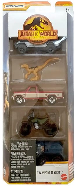 Matchbox Jurassic World Dominion Transport Trackers