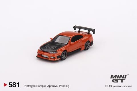 Mini GT Nissan Silvia S15 D-Max Metallic Orange