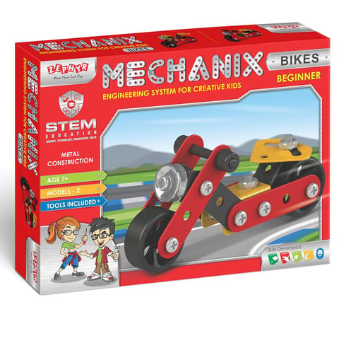 Zephyr Mechanix Beginner Construction Set - Bikes