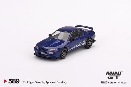 Mini GT Nissan Skyline GT-R Top Secret VR32 Metallic Blue