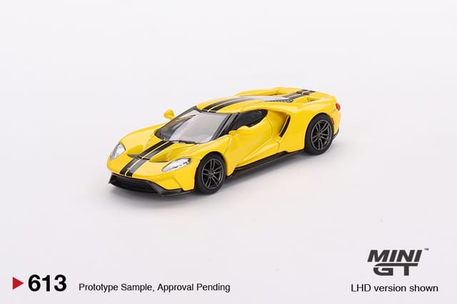 Mini GT Ford GT Triple Yellow