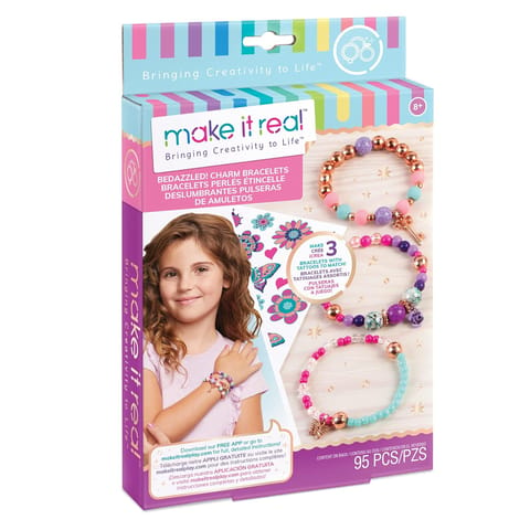 Make It Real - Bedazzled! Charm Bracelets Blooming Creativity