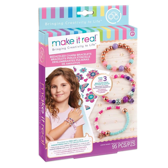 Make It Real - Bedazzled! Charm Bracelets Blooming Creativity