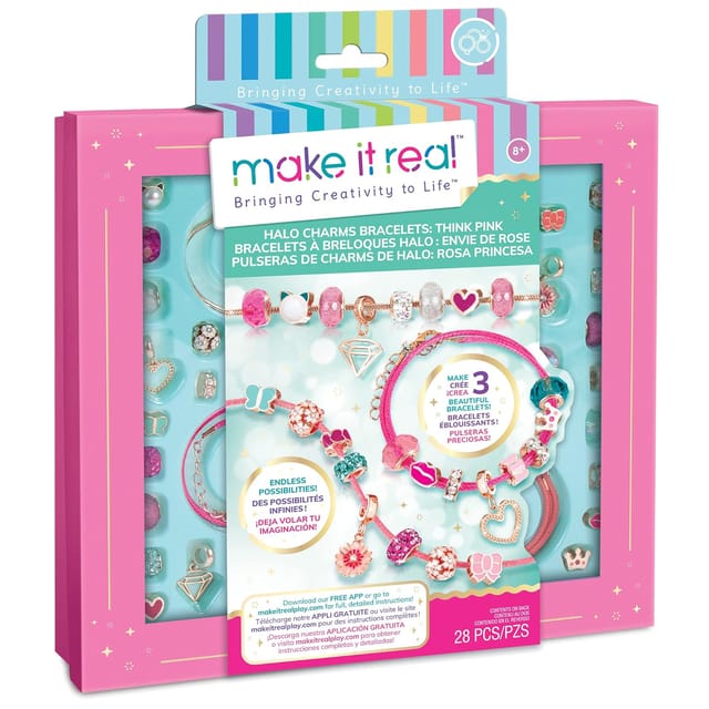 Make It Real - Halo Charms Think Pink