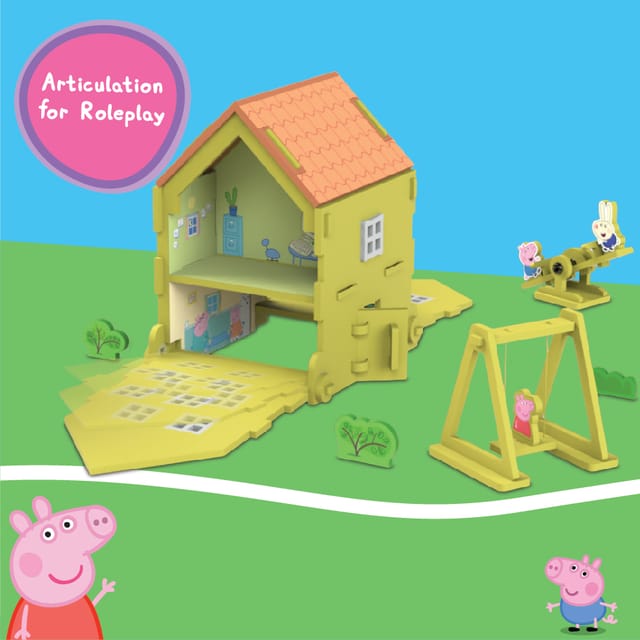 3D Build N' Play Peppa Pig House Set