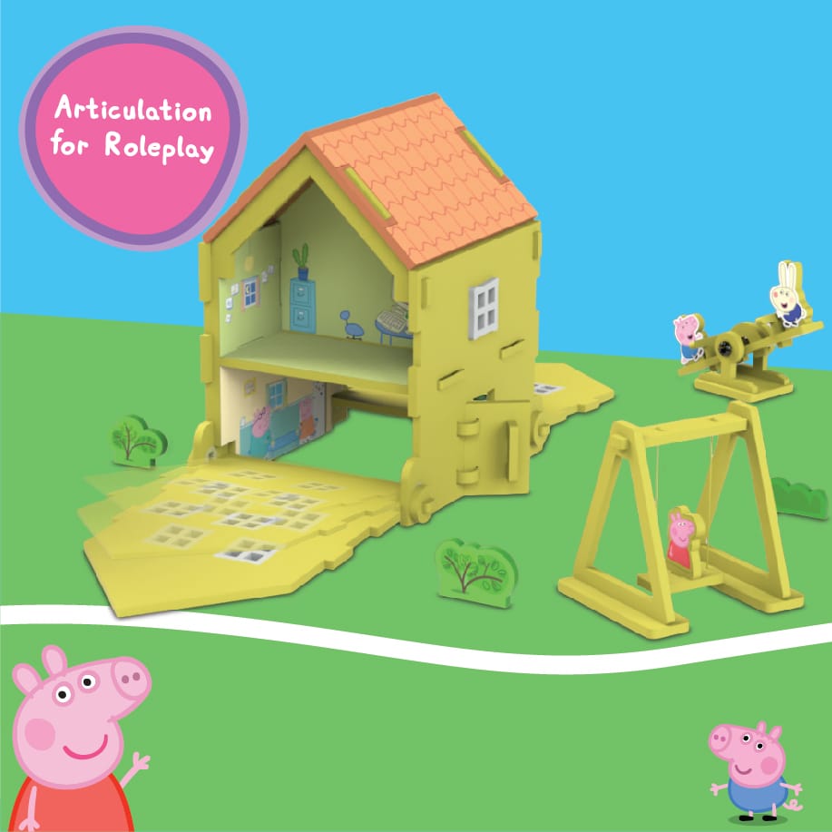 3D Build N' Play Peppa Pig Rotating Ferris Wheel