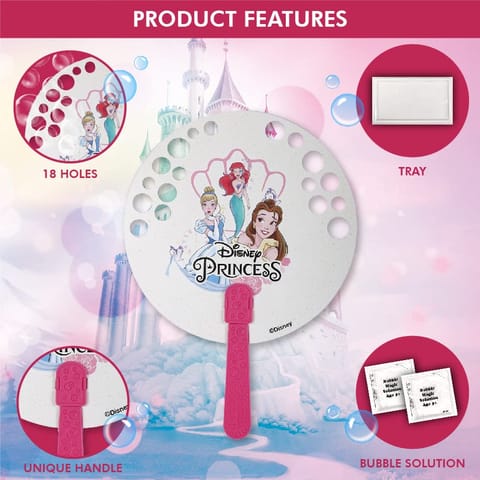 Bubble Magic Fan Bubs Disney Princesses