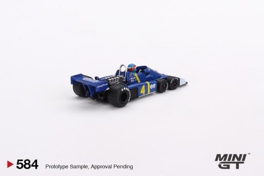 Mini GT Tyrrell P34 4 Patrick Depailler 1976 Swedish GP 2nd